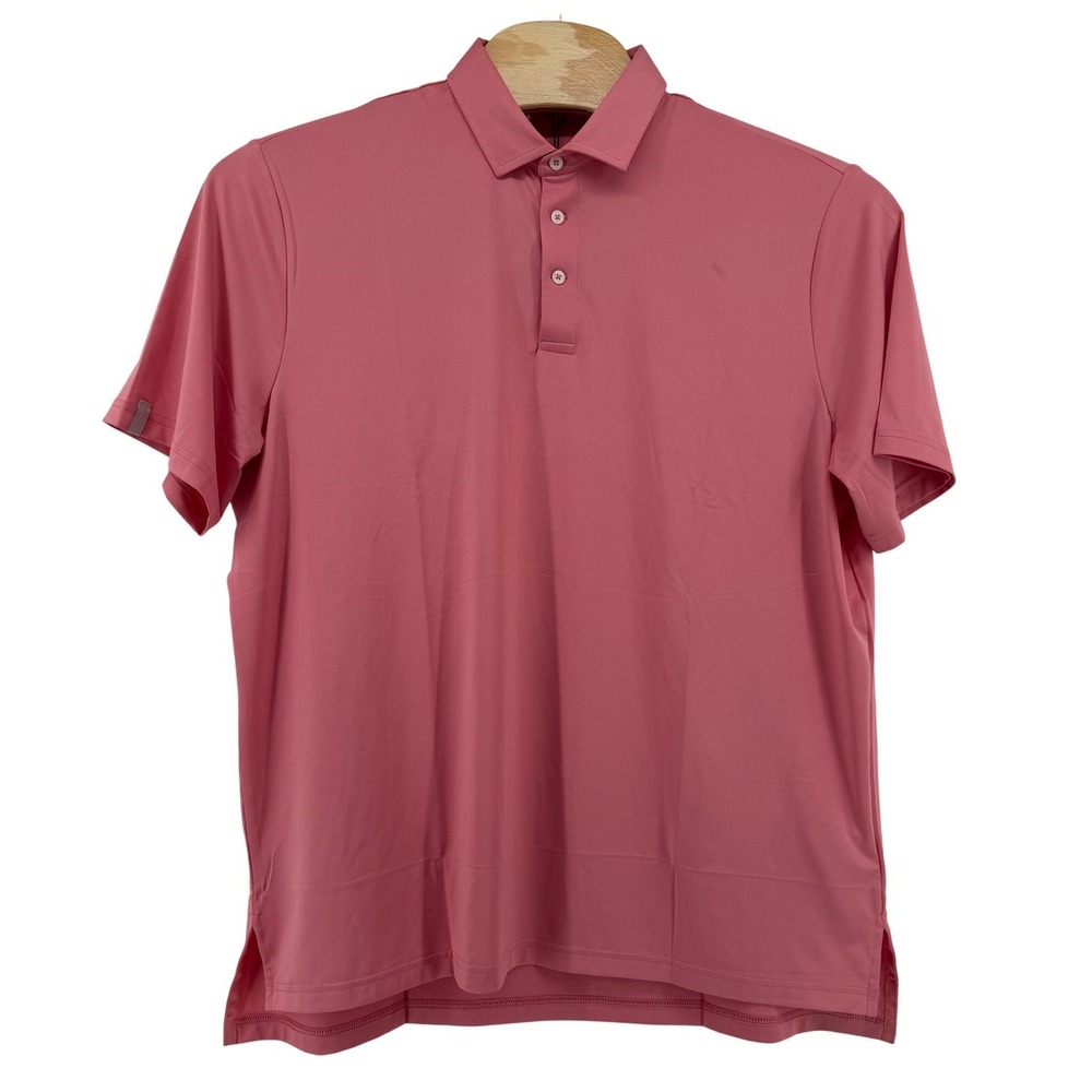 NWT RLX Ralph Lauren Men's XL Golf Polo Shirt Pink Wicking‎ Stretch Comfort